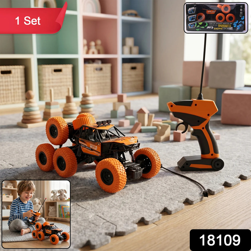RC Off-Road Car – 8-Wheel Rock Climber for Kids | Spark Tots