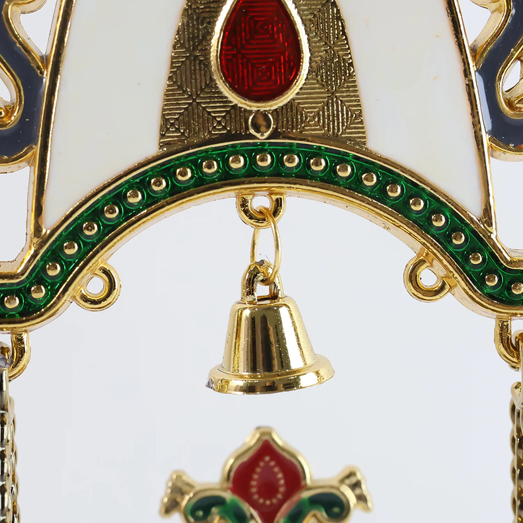 Pooja Jhula Mandir – Traditional Decorative Idol Swing with Bell