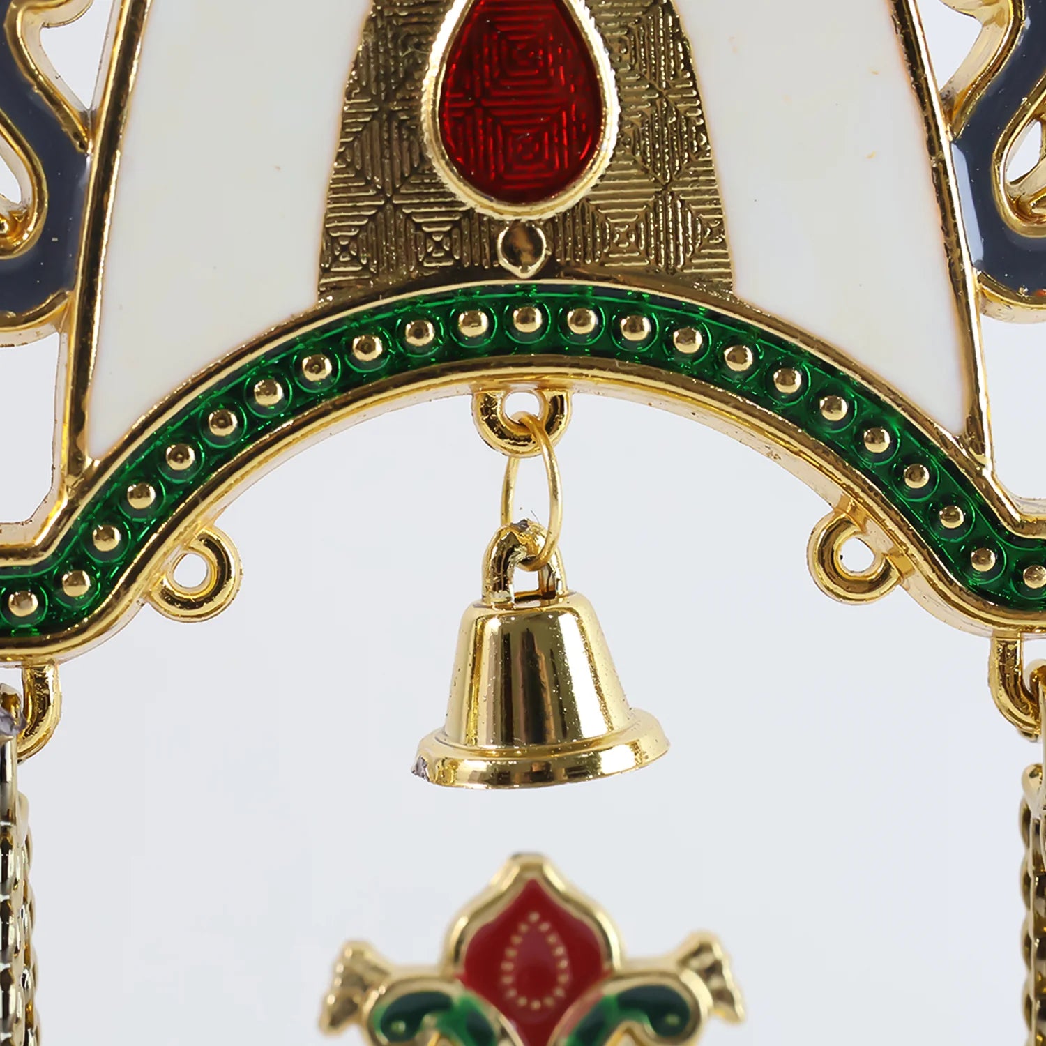 Pooja Jhula Mandir – Traditional Decorative Idol Swing with Bell