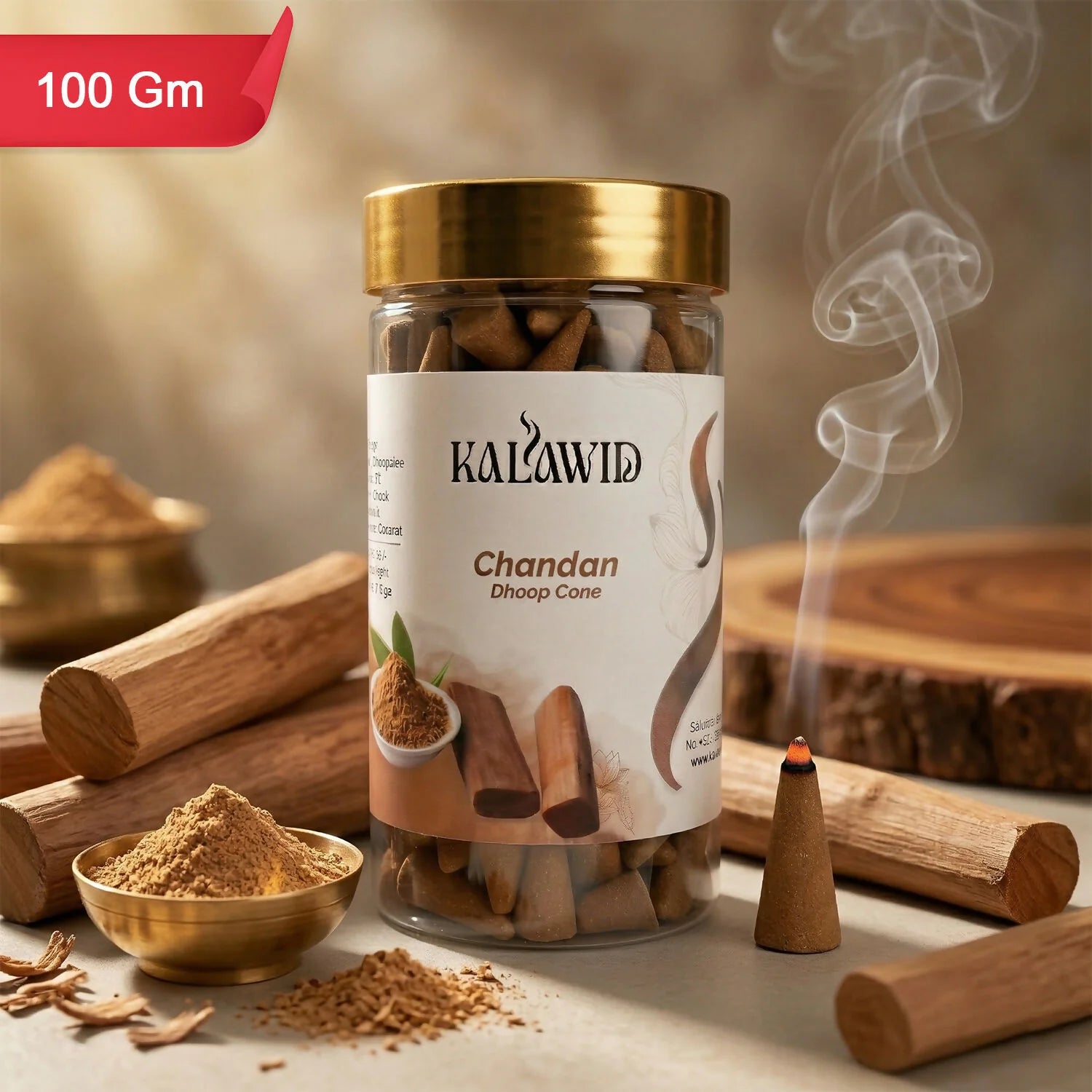 Chandan Dhoop Cone – Long Lasting Fragrance for Daily Rituals