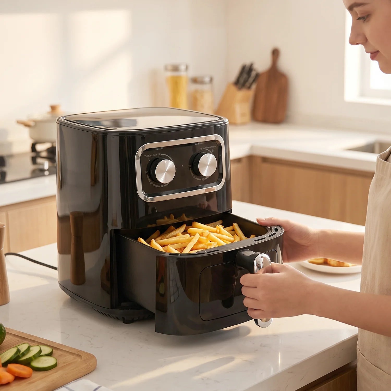 Air Fryer Oven 15 Litre 2400W Large Capacity Oil Free for Fam...