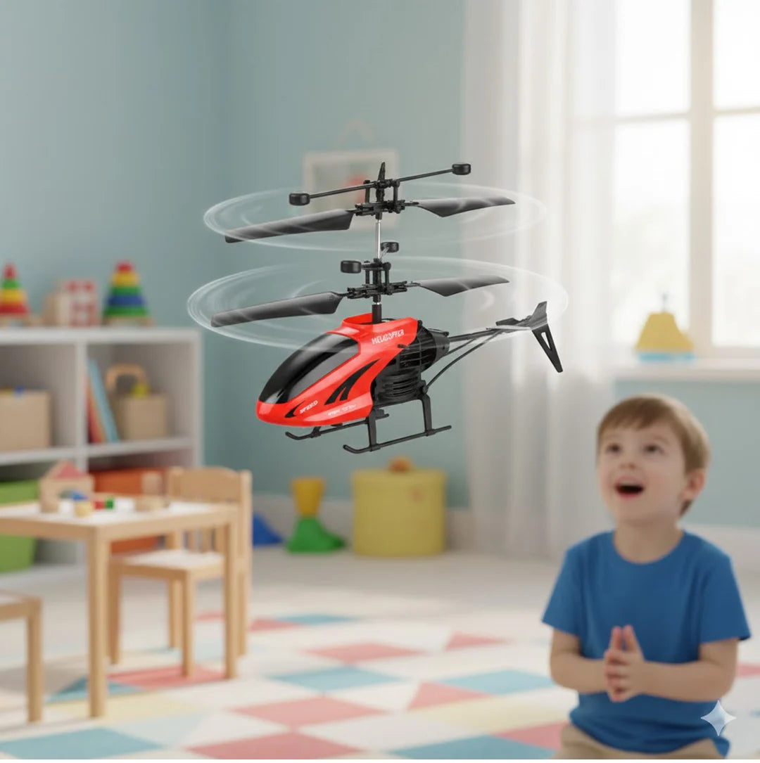 Remote Control Helicopter for Kids – USB Chargeable Toy | Spark Tots