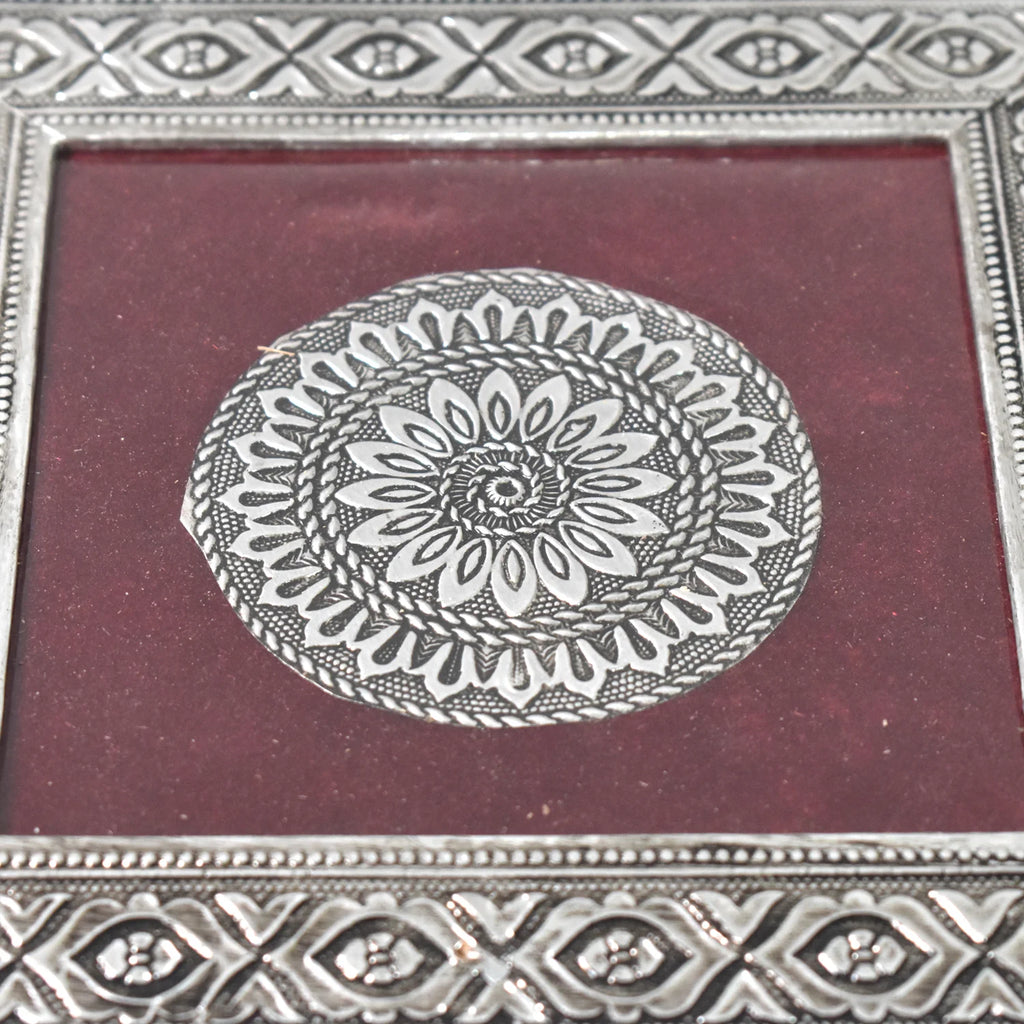 Pooja Chowki – Silver Square Bajot for Home Temple | Styleva