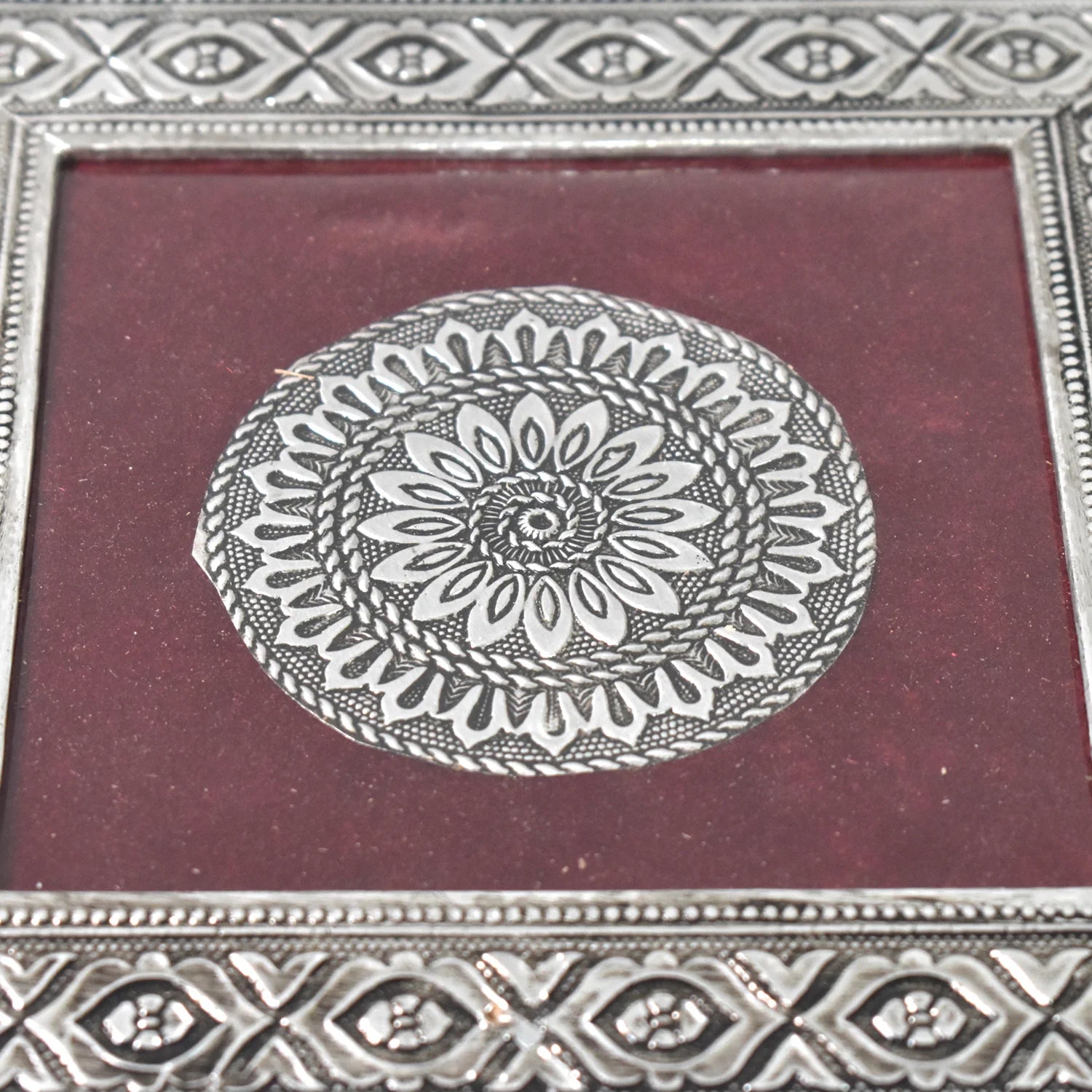 Pooja Chowki – Silver Square Bajot for Home Temple | Styleva