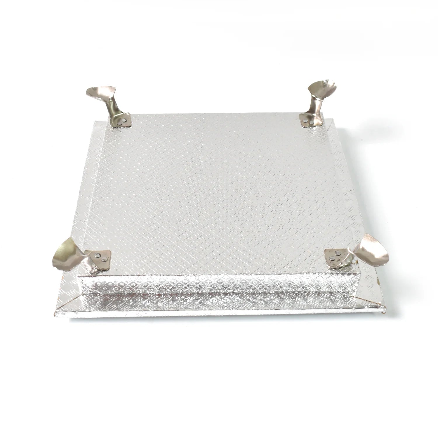 Pooja Chowki – Silver Square Bajot for Home Temple | Styleva