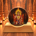 3D Hanuman Ji Acrylic LED Night Lamp – Warm Spiritual Glow