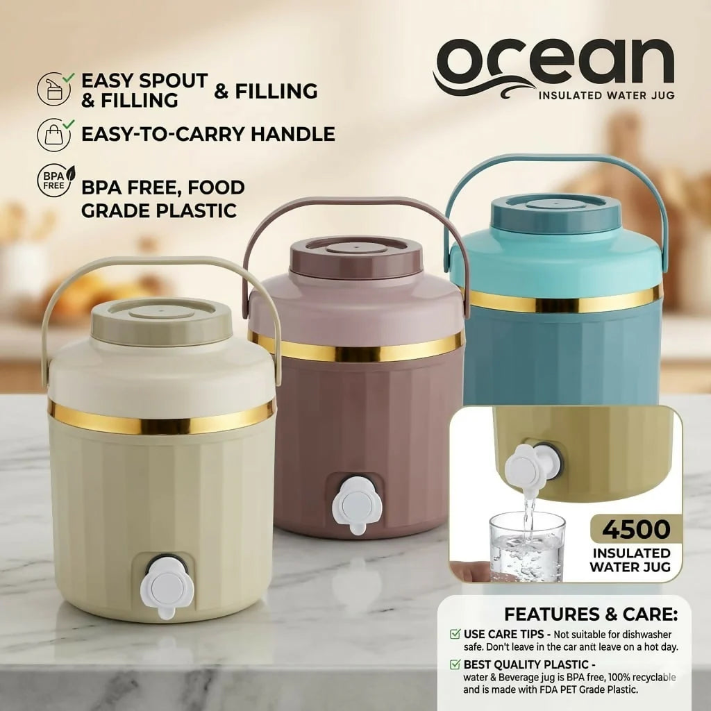 Water Jug Insulated – Keeps Drinks Hot & Cold for Hours by NG