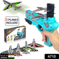 Airplane Launcher Toy – 5 Foam Planes & Gun | Play & Move by Play & Move