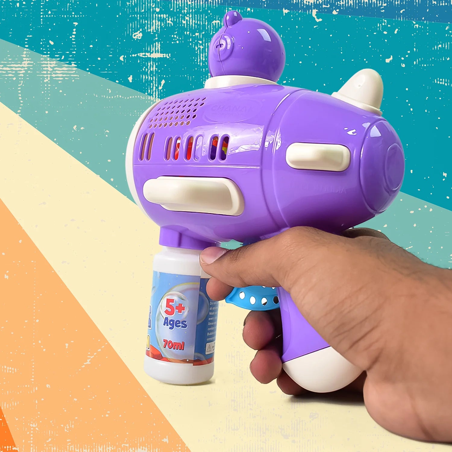 Bubble Gun Toy – Automatic LED Leak-Proof Fun for Kids | Aditi