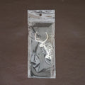 Krishna Flute Keychain – Devotional Metal Keyring for Spirituality